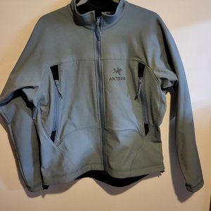 VINTAGE TEAL BLUE ARCTERYX SOFTSHELL  JACKET WOMENS SIZE LG